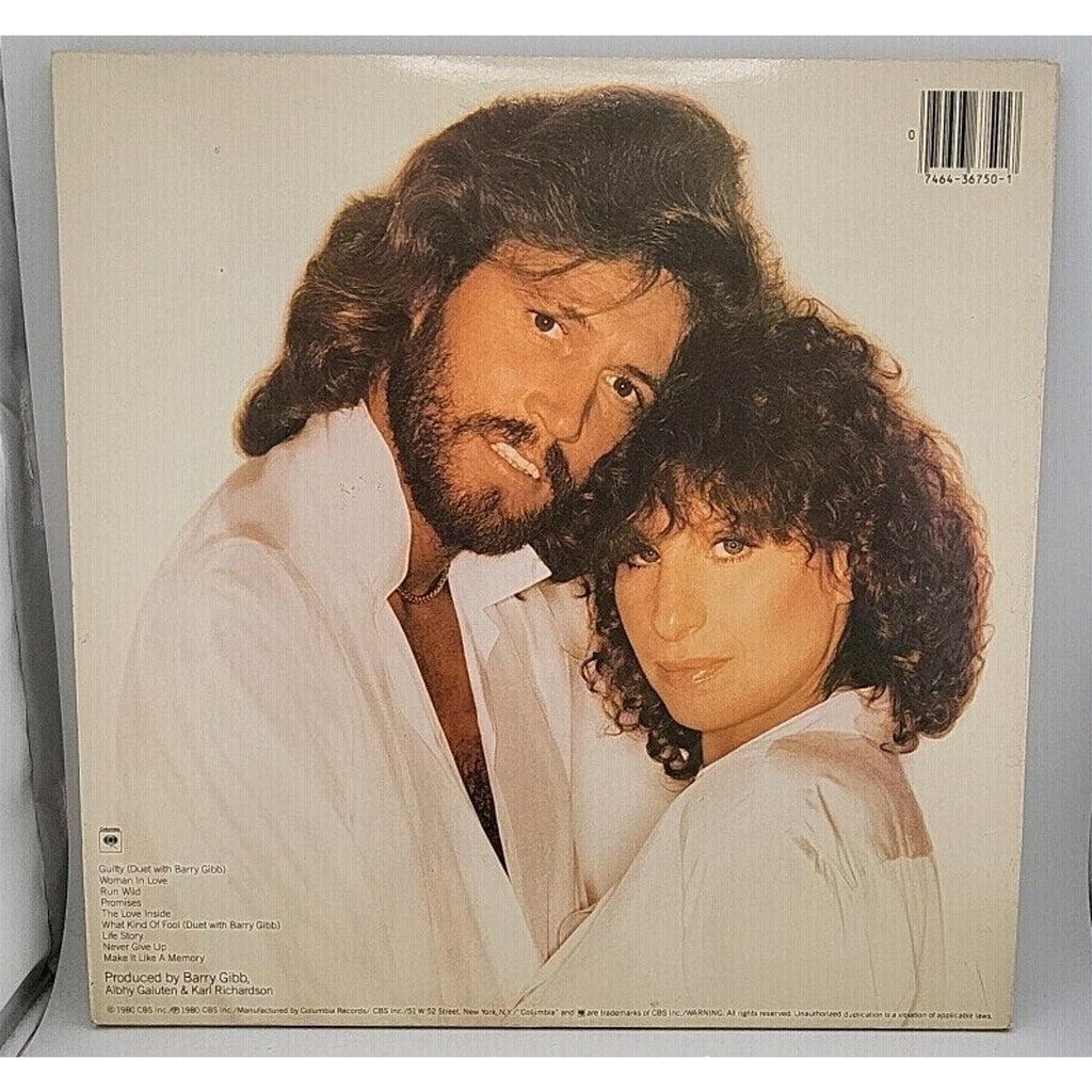 Barbara Streisand/Barry Gibb Vinyl Album - Guilty