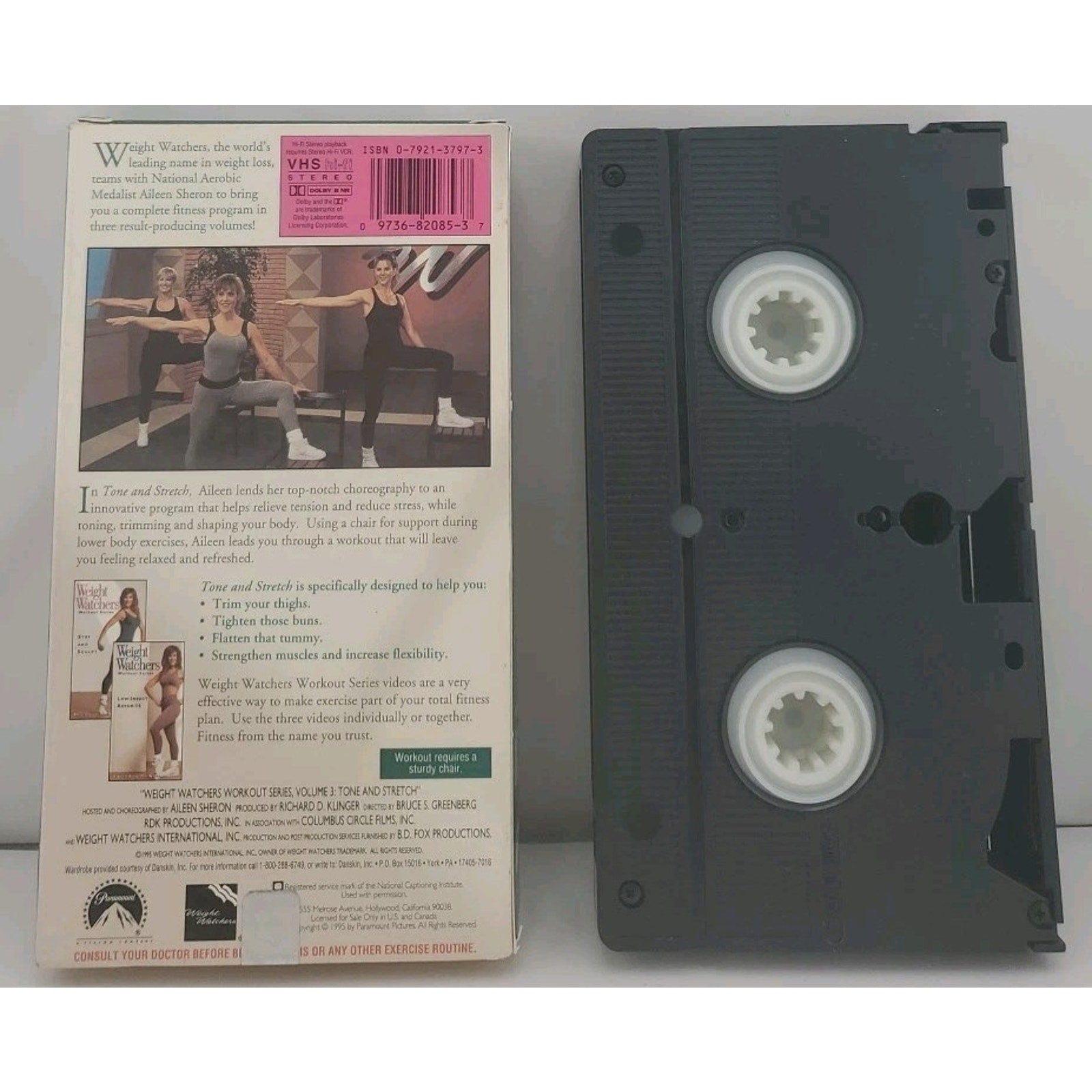 Weight Watchers Workout Series: Tone and Stretch (VHS, 1995)