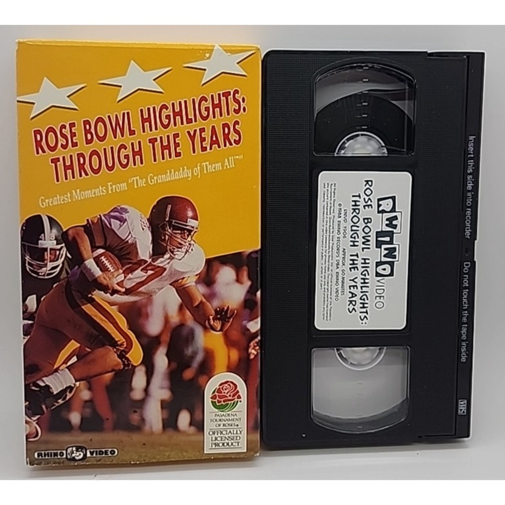 Rose Bowl Highlights - Through the Years (VHS, 1988)