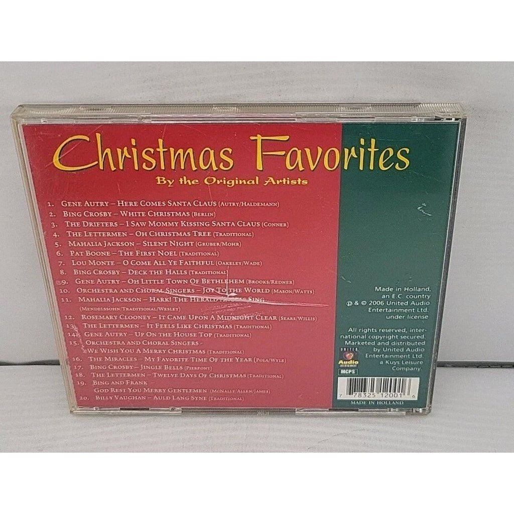 Christmas Favorites By The Original Artists CD