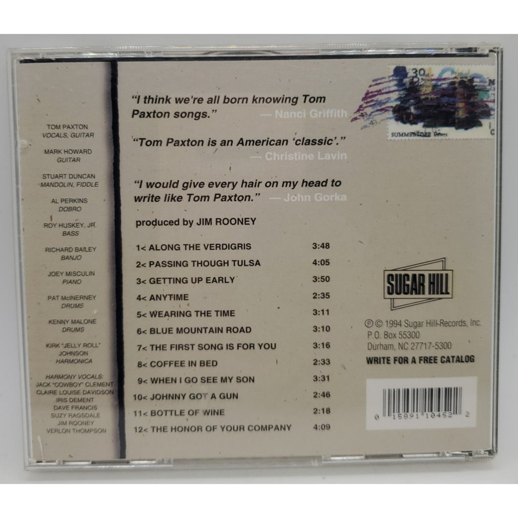 Wearing the Time by Tom Paxton (CD, 1994)