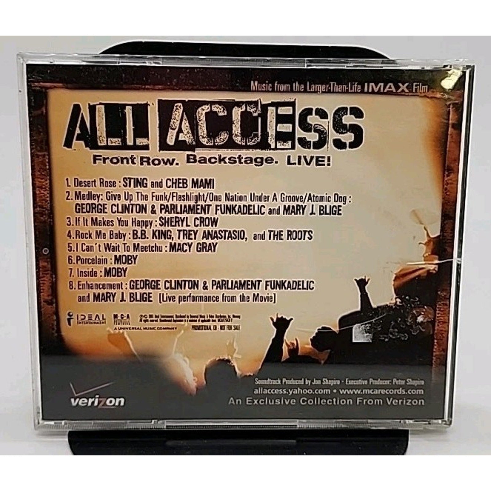 All Access Front Row Backstage Live! Exclusive Collection Verizon CD