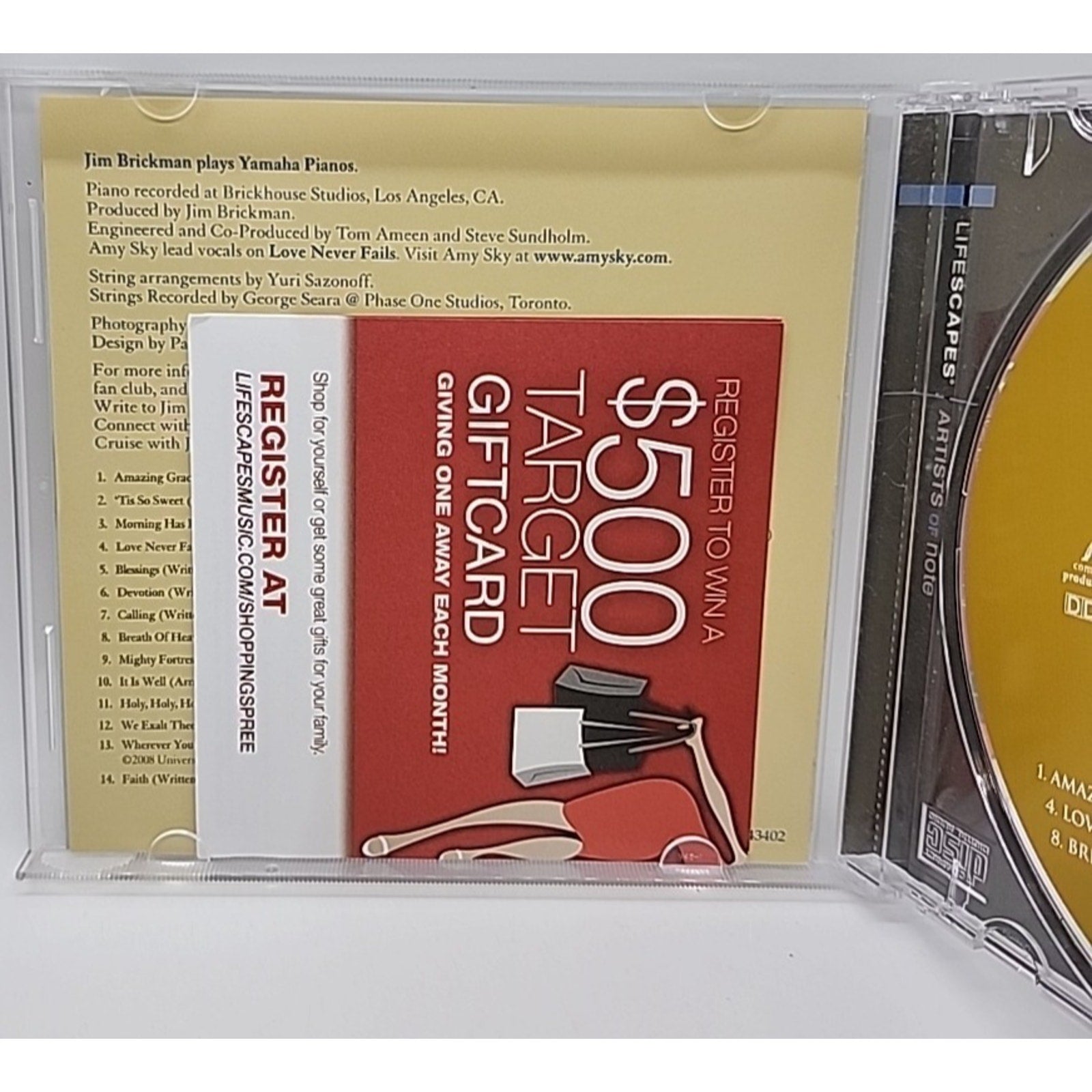Jim Brickman - Faith - Lifescapes CD