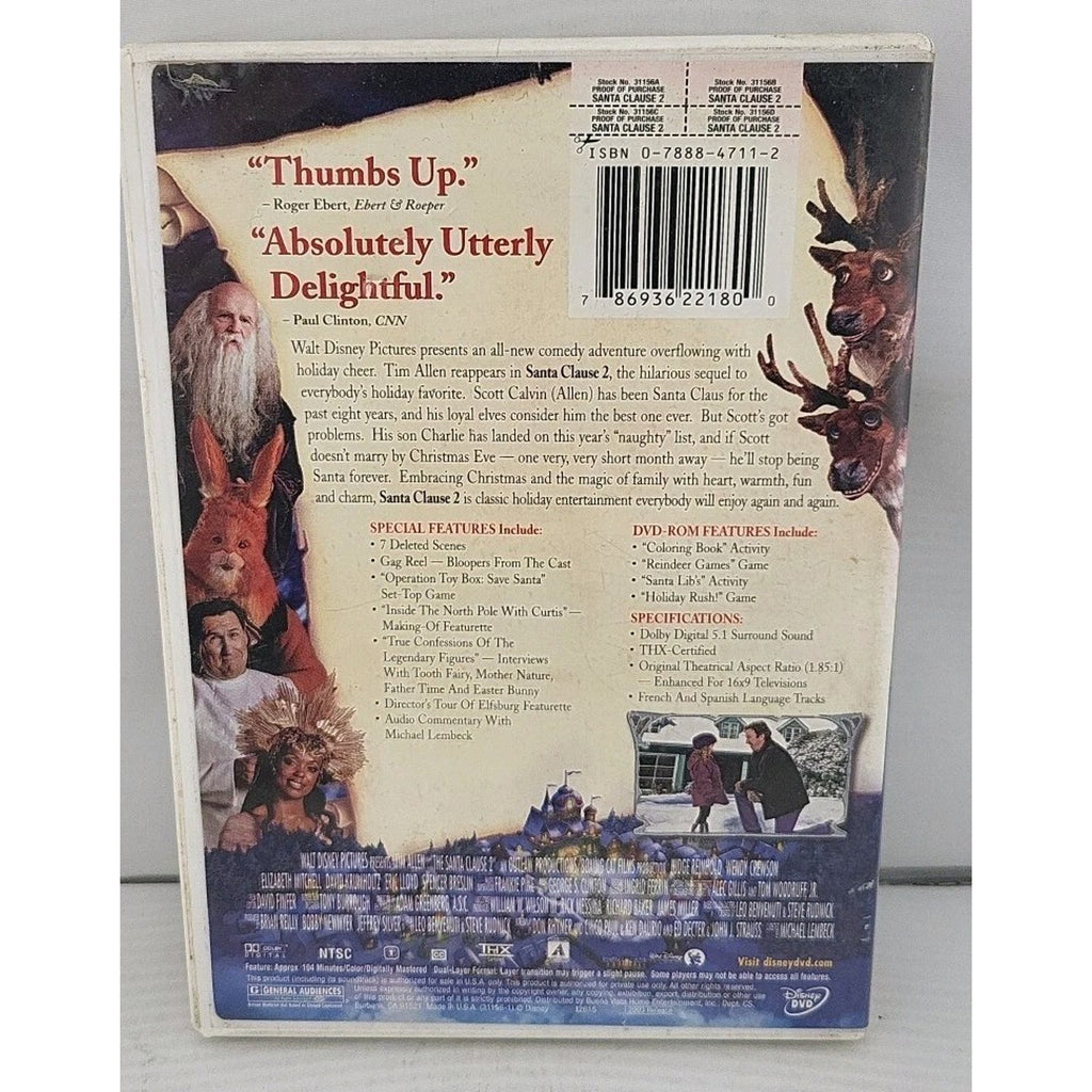 The Santa Clause 2 (DVD, 2002,Widescreen)