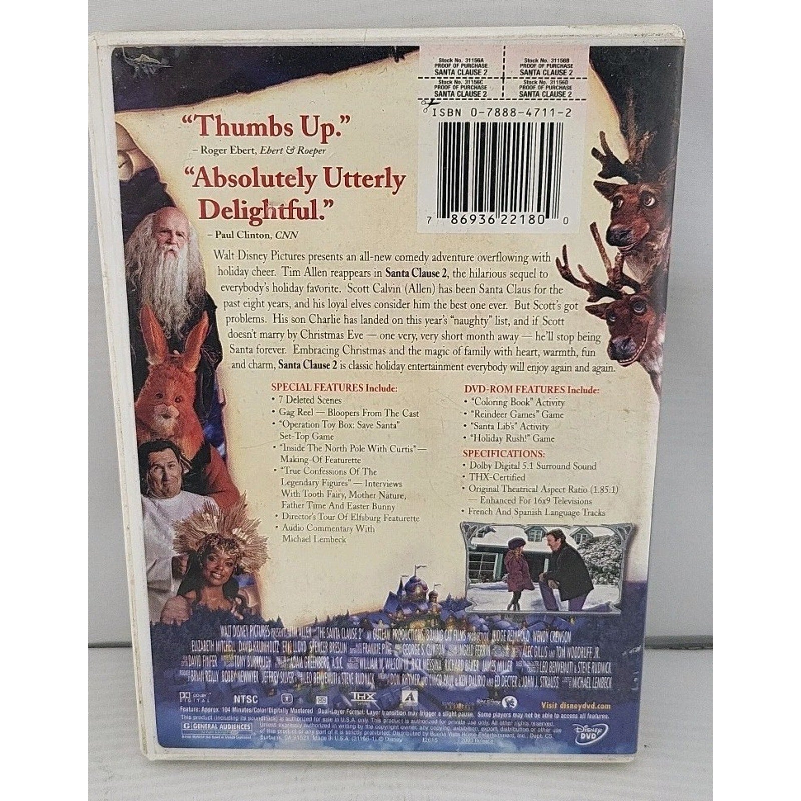 The Santa Clause 2 (DVD, 2002,Widescreen)