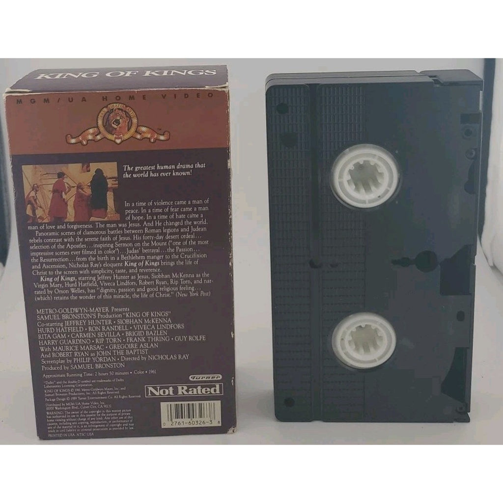 King of Kings (VHS, 1996, 2-Tape Set)