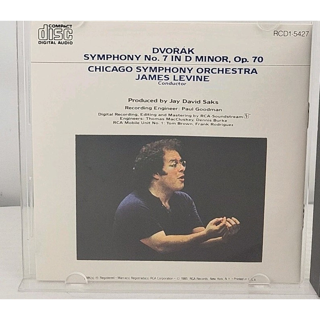 Dvorak Symphony #7 James Levine CD 1985, RCA Japan CD