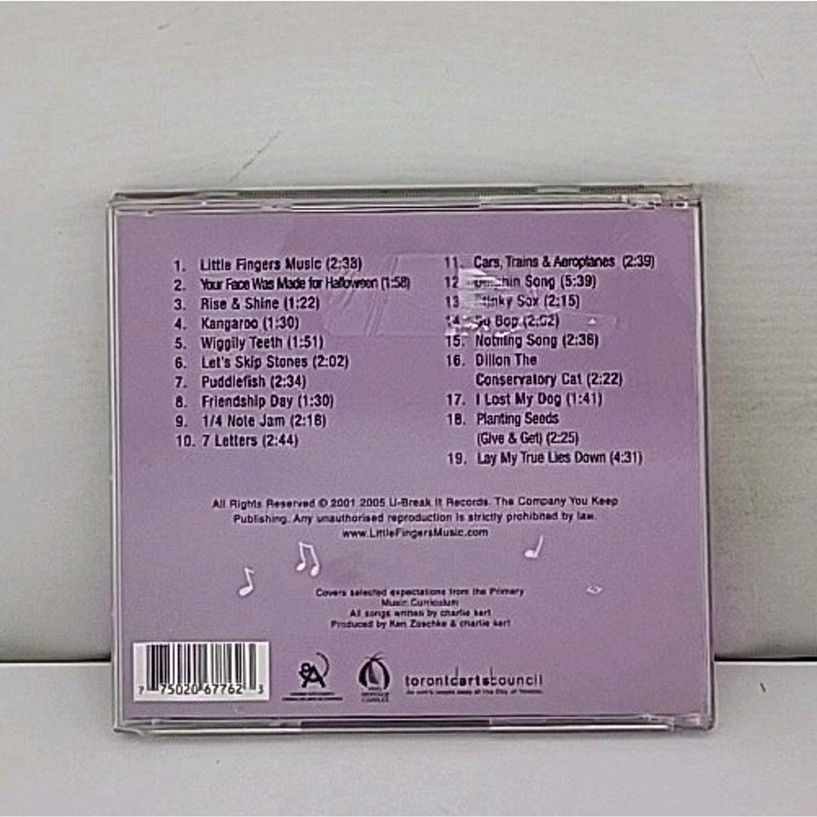Little Fingers Music by Charlie (CD, 2001)