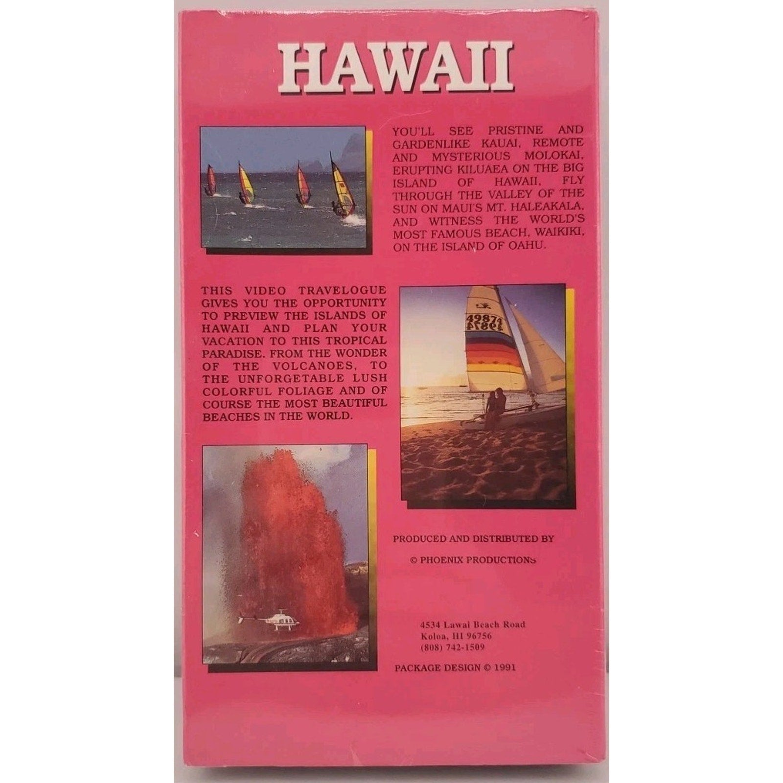 The Tropical Magic Of Hawaii (VHS) *Brand New*