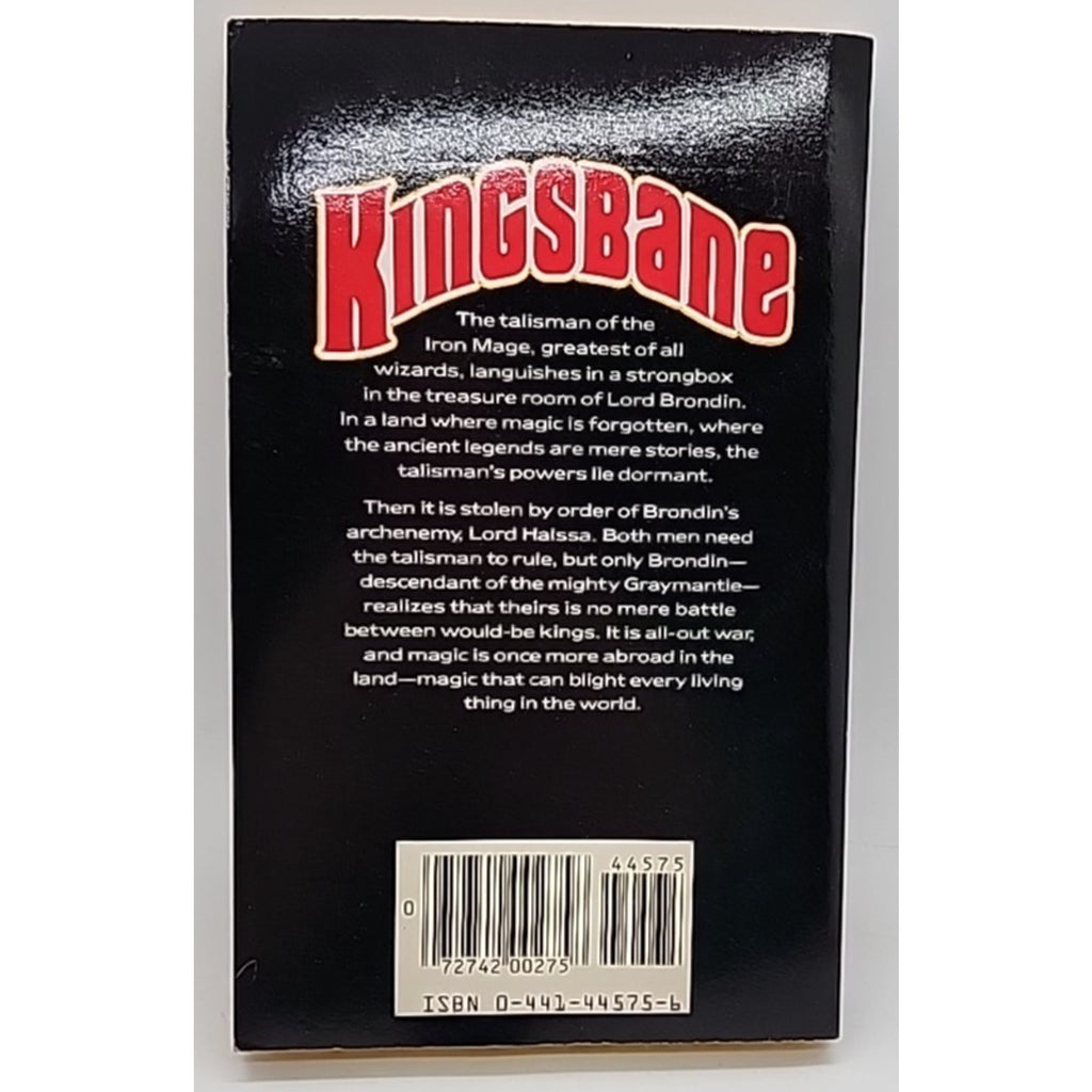Kingsbane John Morressy 1985 Ace Books (Paperback)