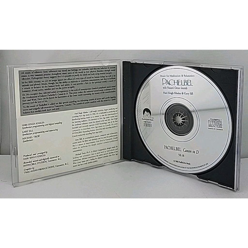 Pachelbel with Nature's Ocean Sounds by Gary Sill (CD, Invincible)