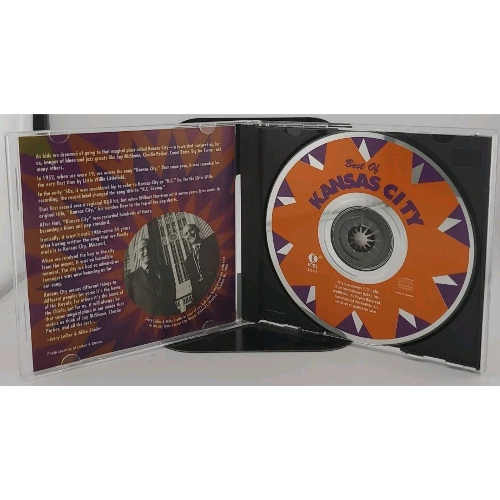 The Best of Kansas City by Various Artists (CD, Jul-1994, K-Tel Distribution)