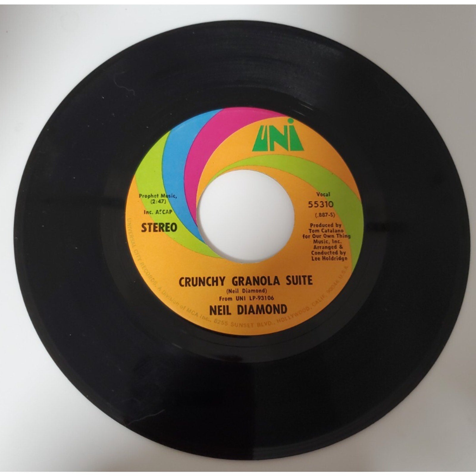 Neil Diamond - Stones - 45RPM Record - Singles