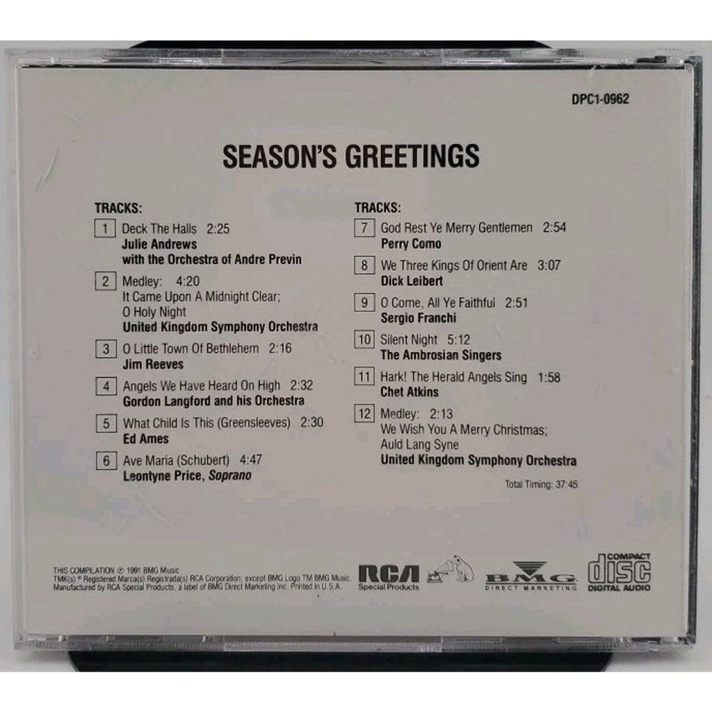 The Magic Of Christmas Season's Greetings CD