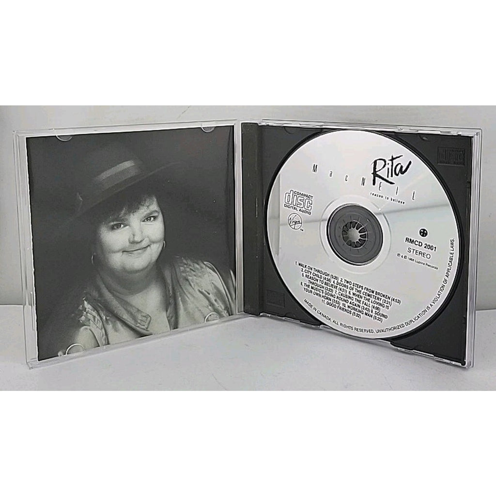 Rita Macneil- Reason to Believe Music CD Album