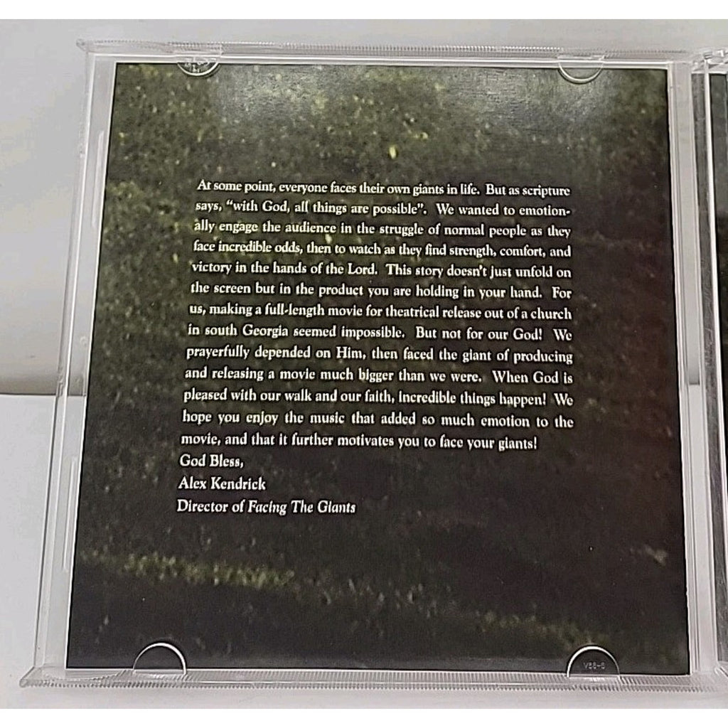 Facing the Giants Original Motion Picture Soundtrack CD 2006