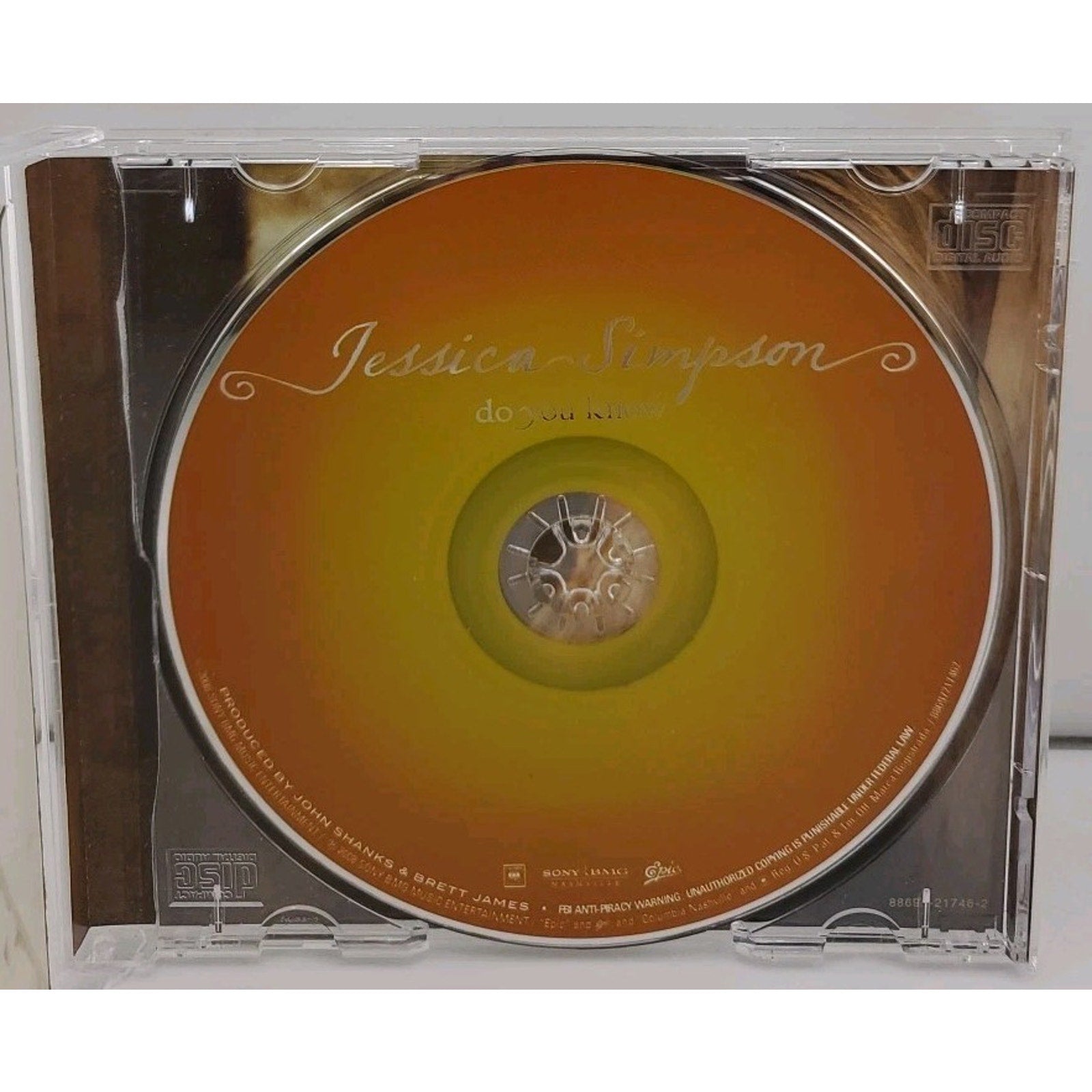 Do You Know by Jessica Simpson (CD, 2008)