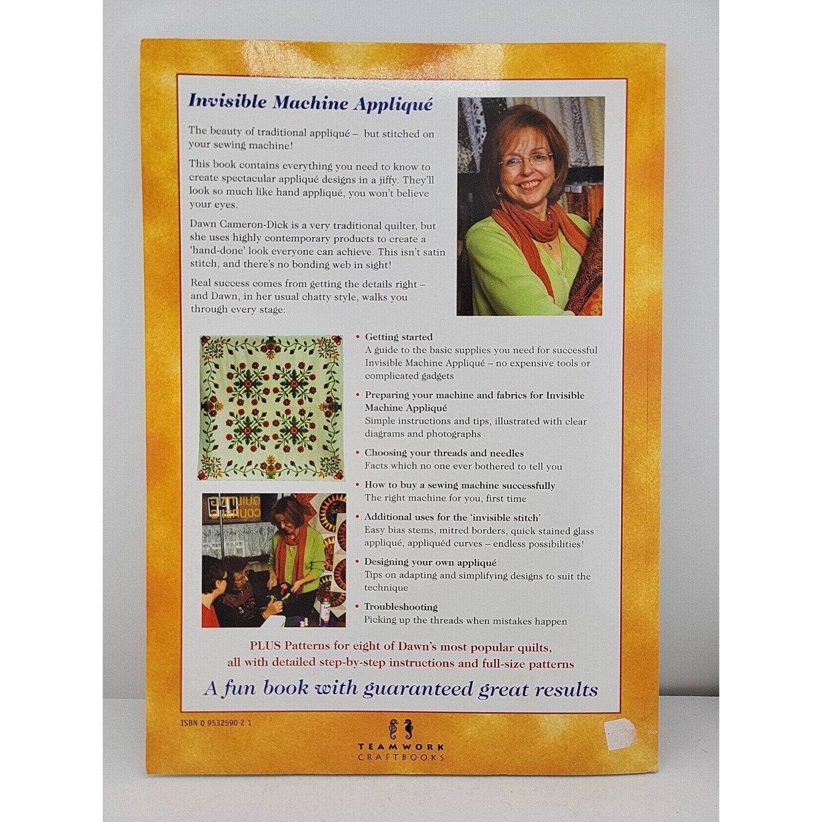 Invisible Machine Appliqué Dawn Cameron-Dick 2000 Paperback Quilting