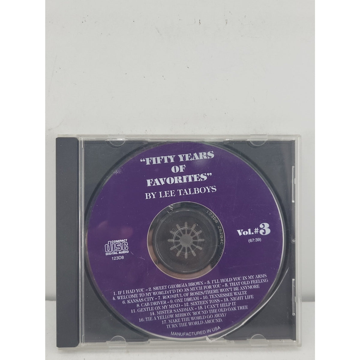 "Fifty Years Of Favorites" Vol. #3 By Lee Talboys CD
