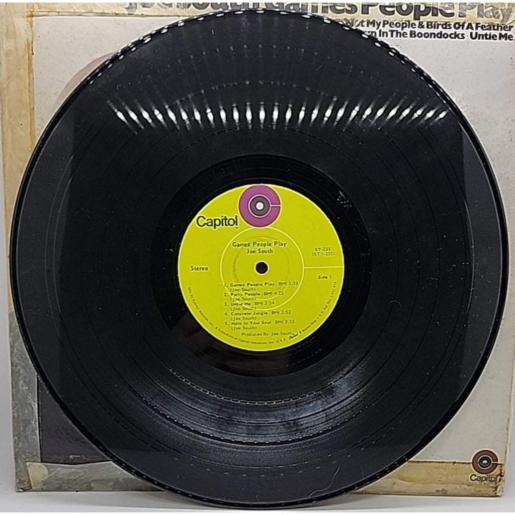Joe South - Games People Play (ST-235) 1969 Rock 12" (Record)