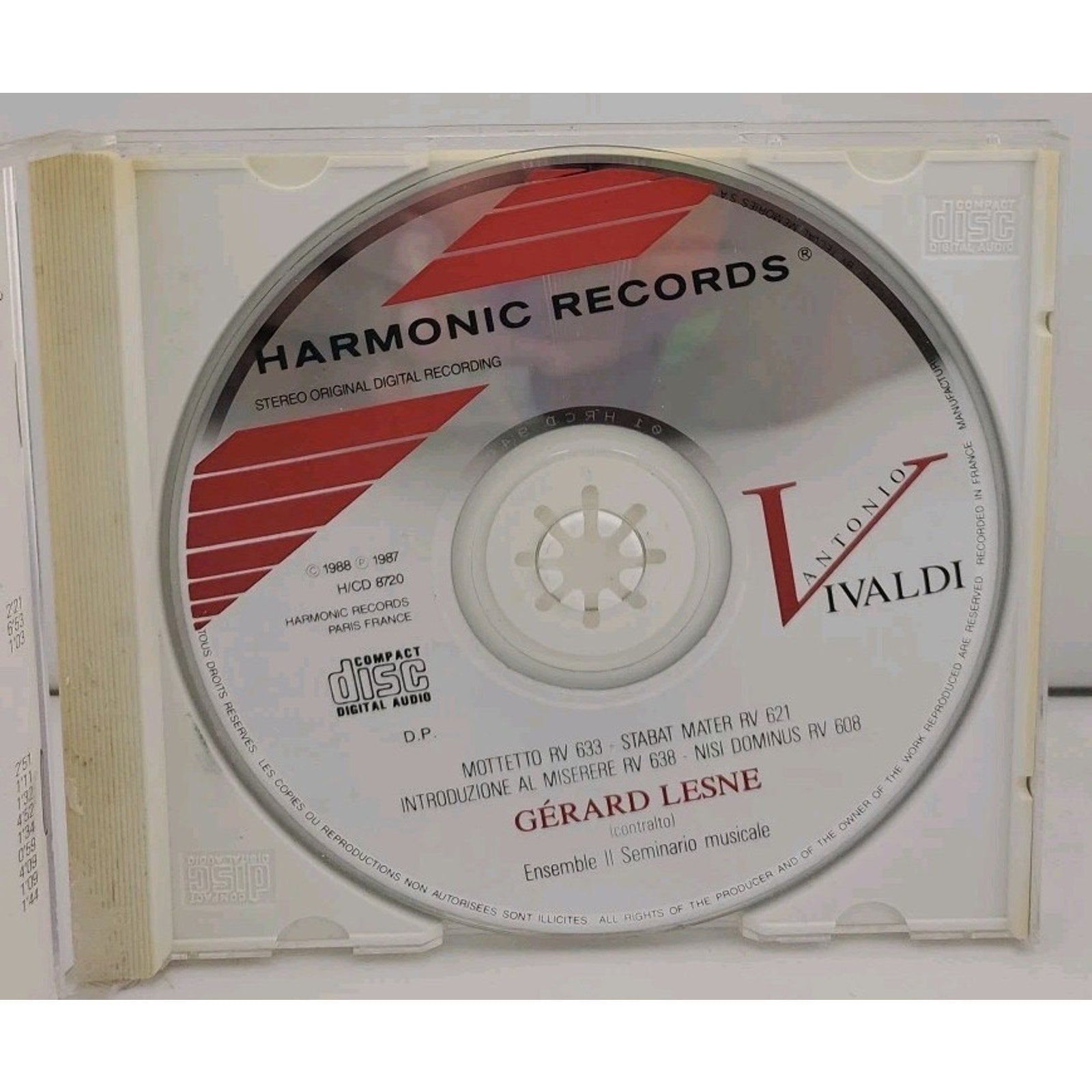 Vivaldi/Gerard Lesne - Sacred Music For Contralto and Strings (CD)