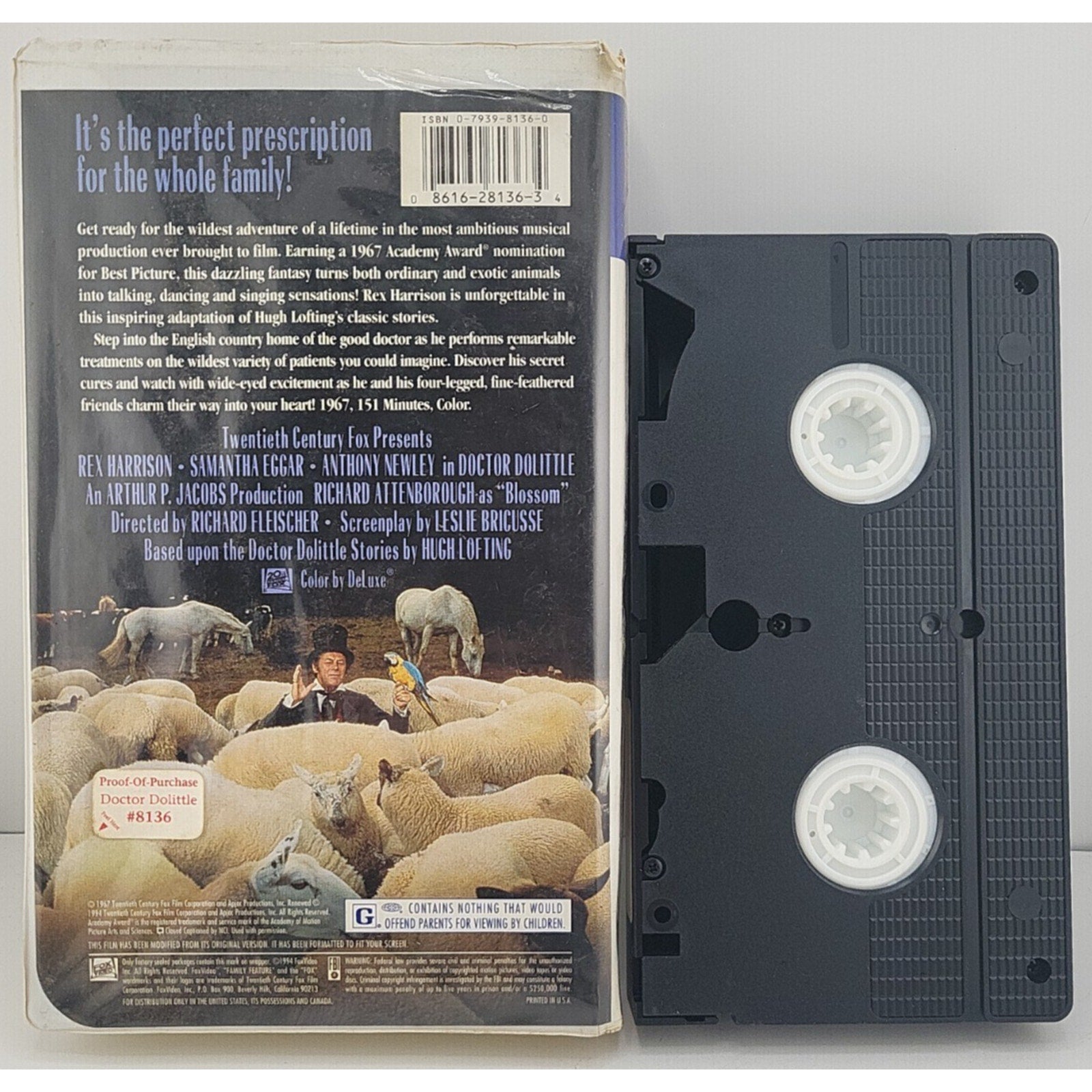 Doctor Dolittle (VHS, 1997,Clamshell)