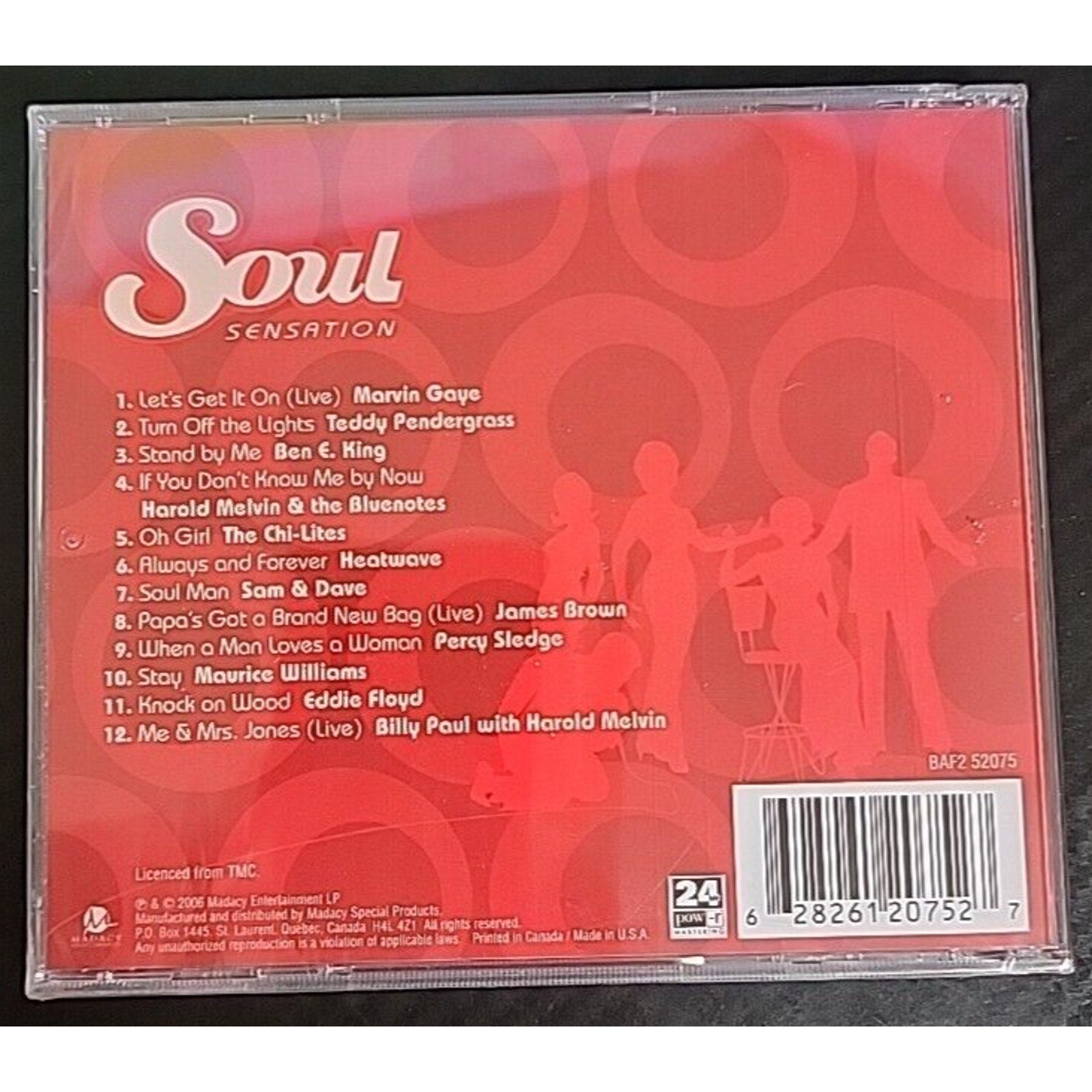 Soul Sensation DISK 1 (12 TRACKS) (CD) *Brand New*