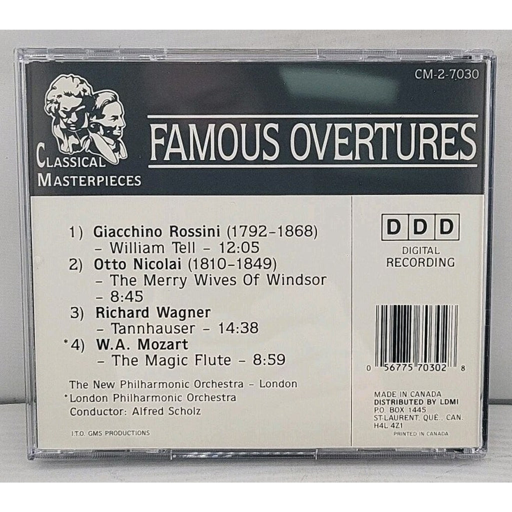 Famous Overtures - Audio CD By V/A