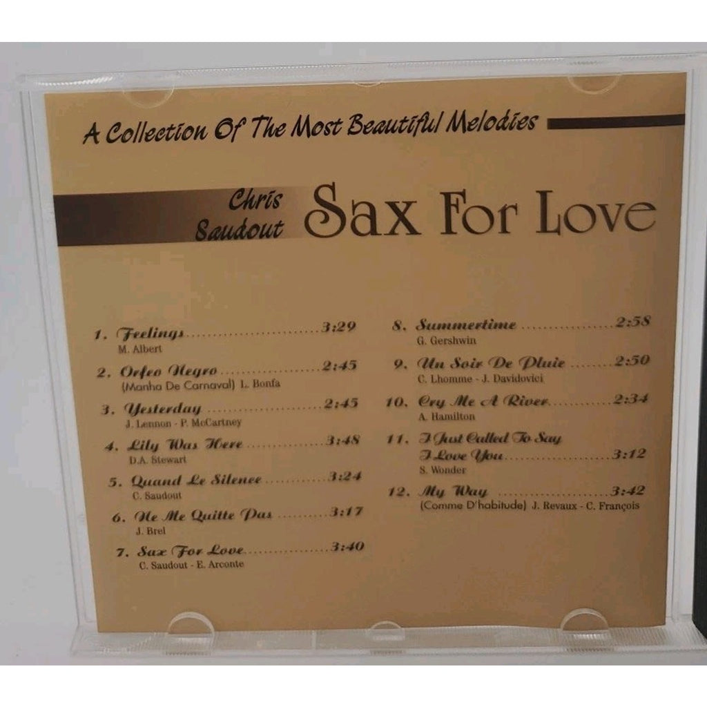 Sax For Love - A Collection Of The Most Beautiful Melodies - Chris Saudout (CD)