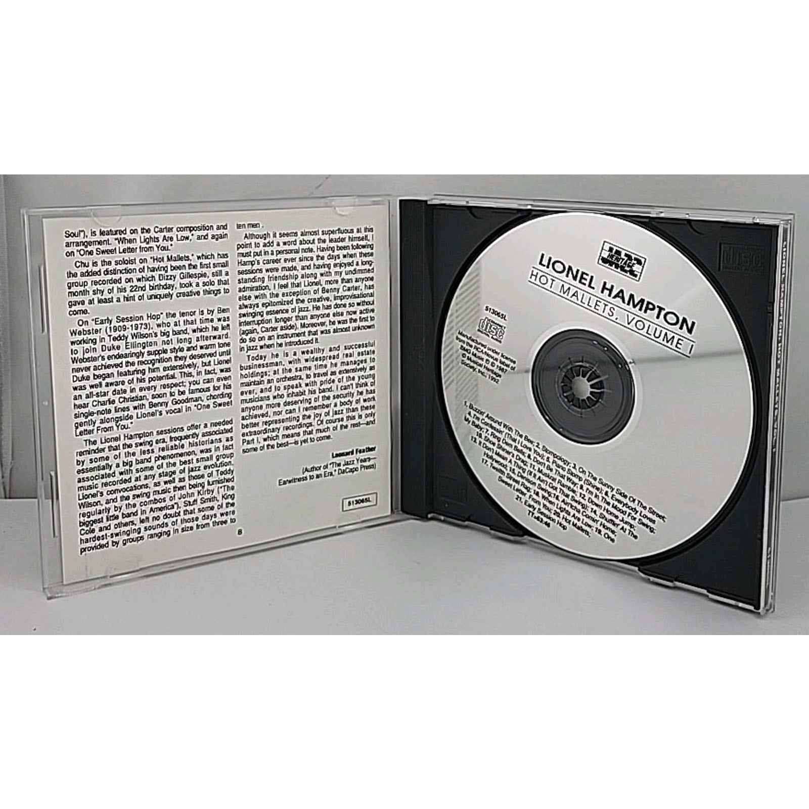 Lionel Hampton Hot Mallets Volume 1 CD Album