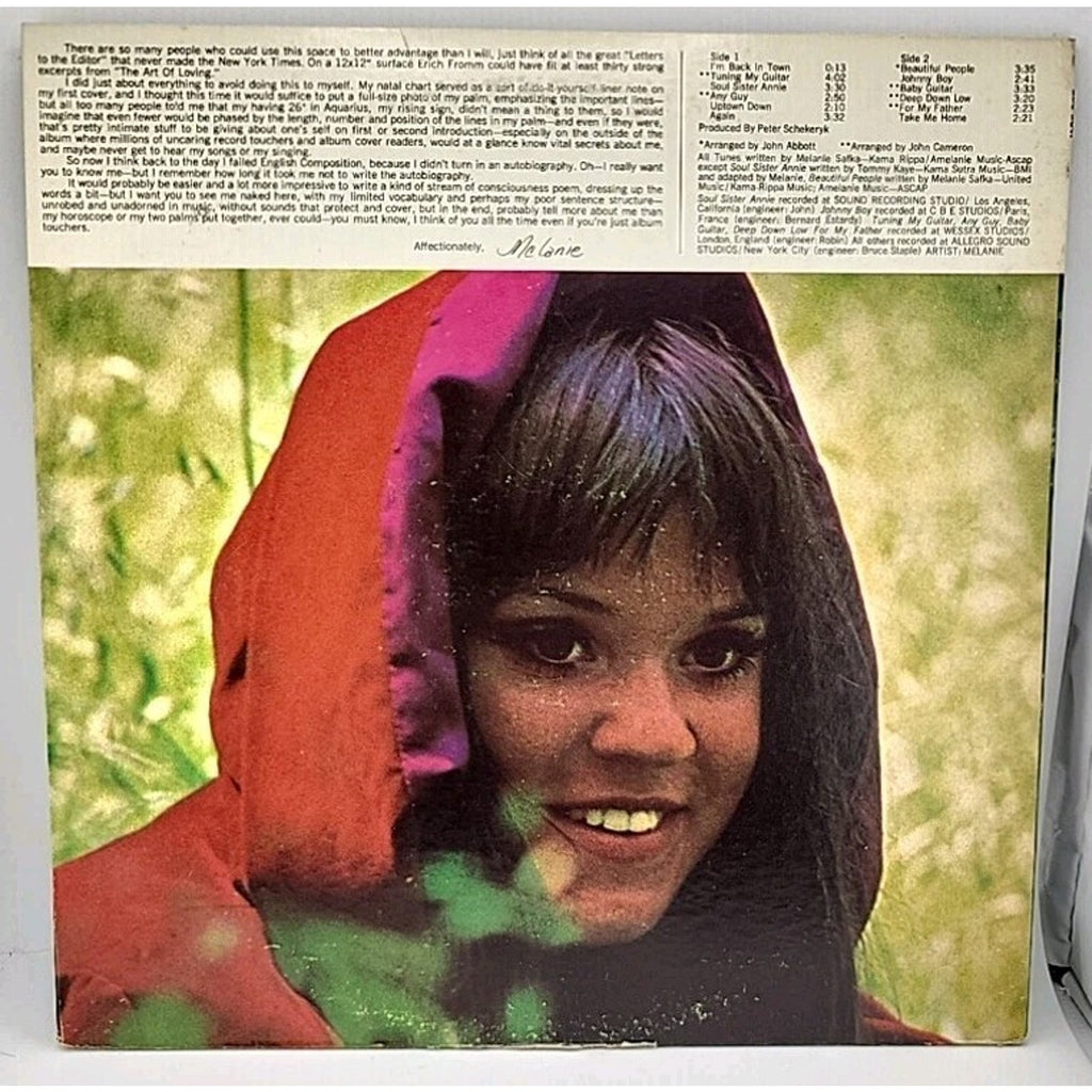 Melanie LP - Self-Titled Buddah BDS-5041 (1969)