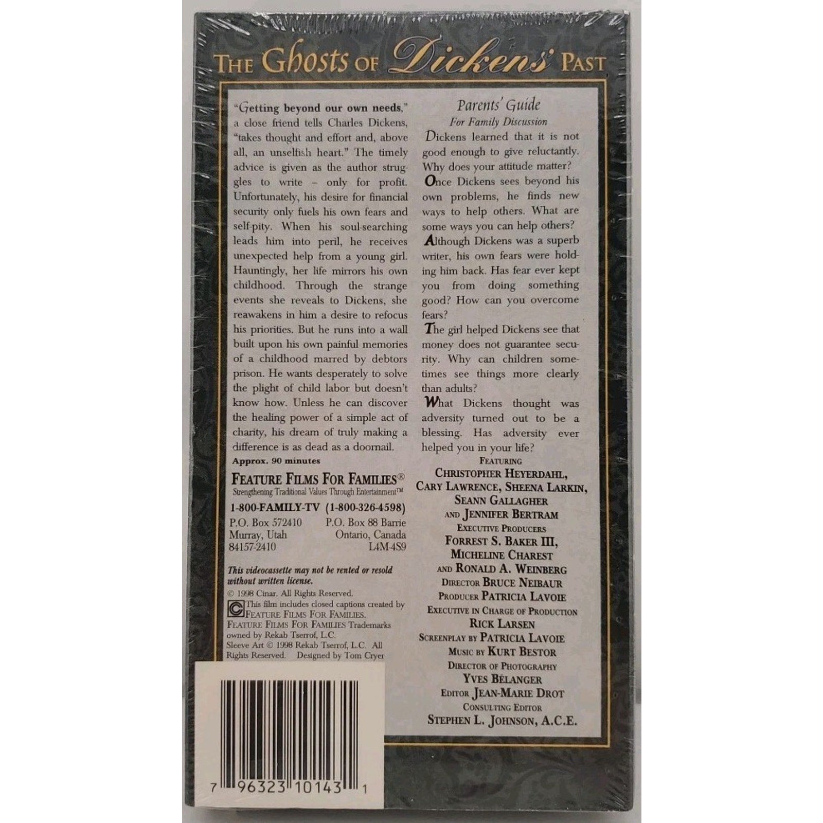 Ghost of Dicken's Past (VHS, 1998) *Brand New*