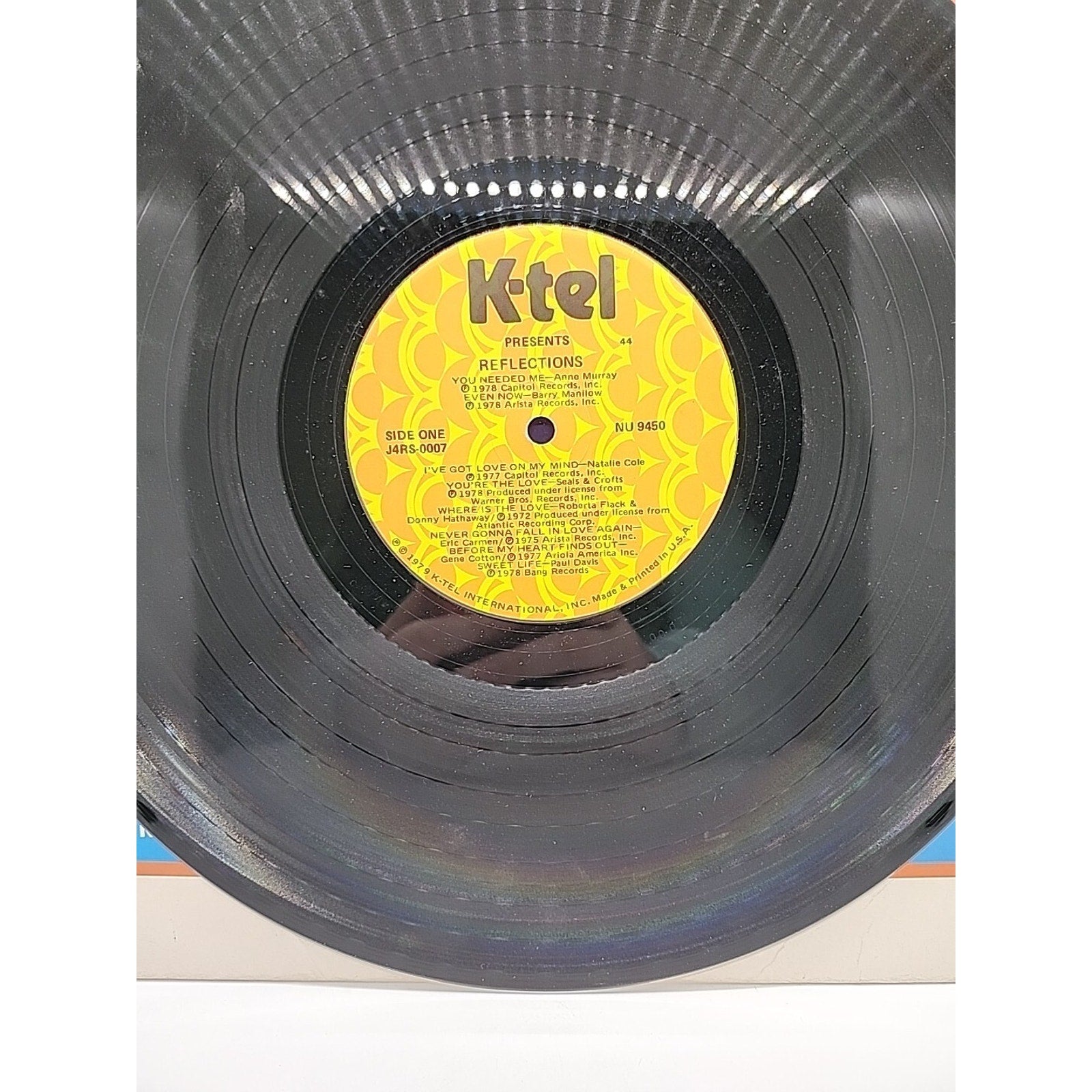 Reflections Today's Love Hits Original Artists (Record)