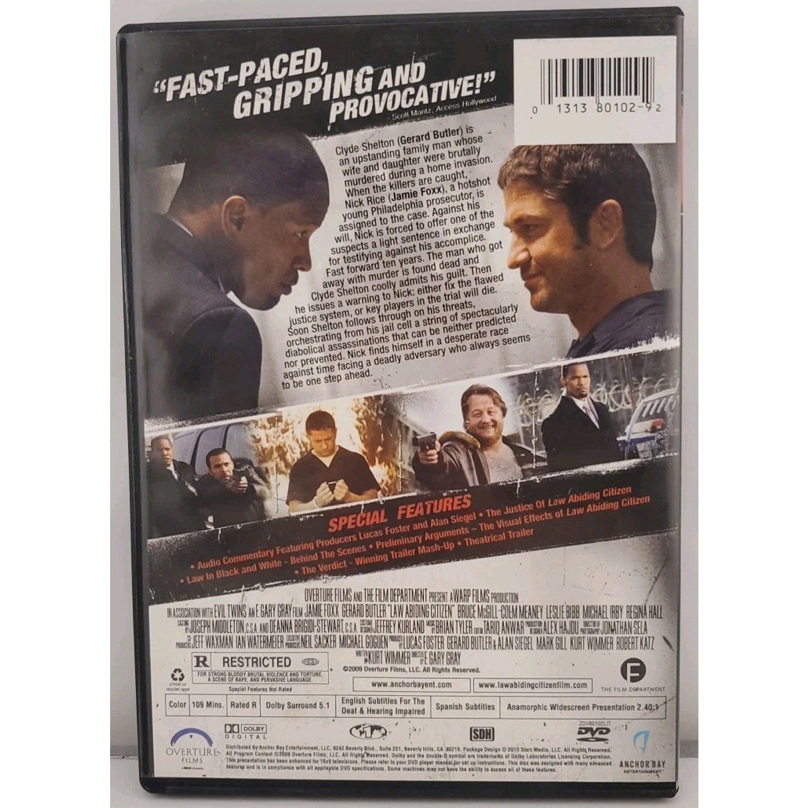 Law Abiding Citizen (DVD, 2009)