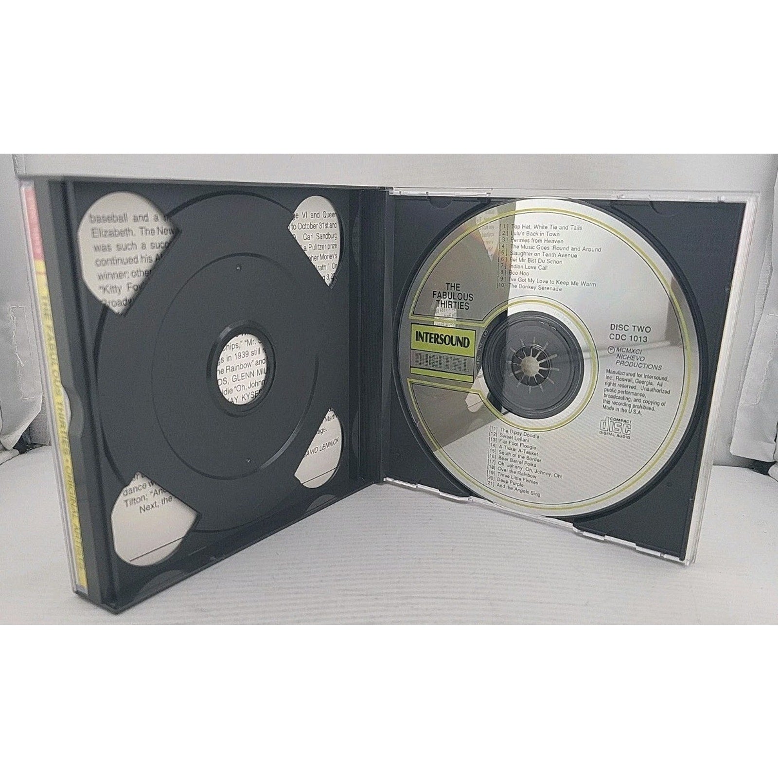 Fabulous Thirties Various Artists - Audio CD By Vincent Lopez