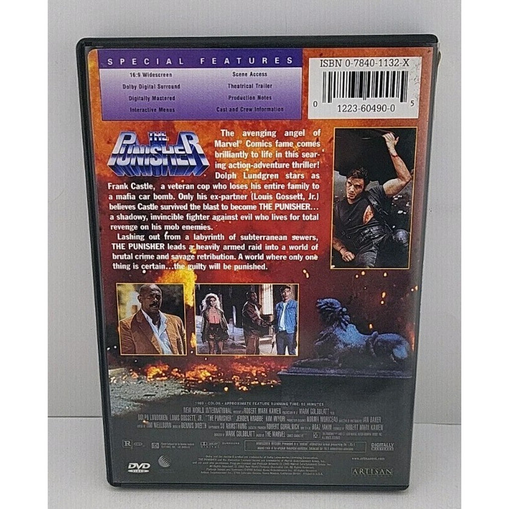 The Punisher (DVD, 1990)