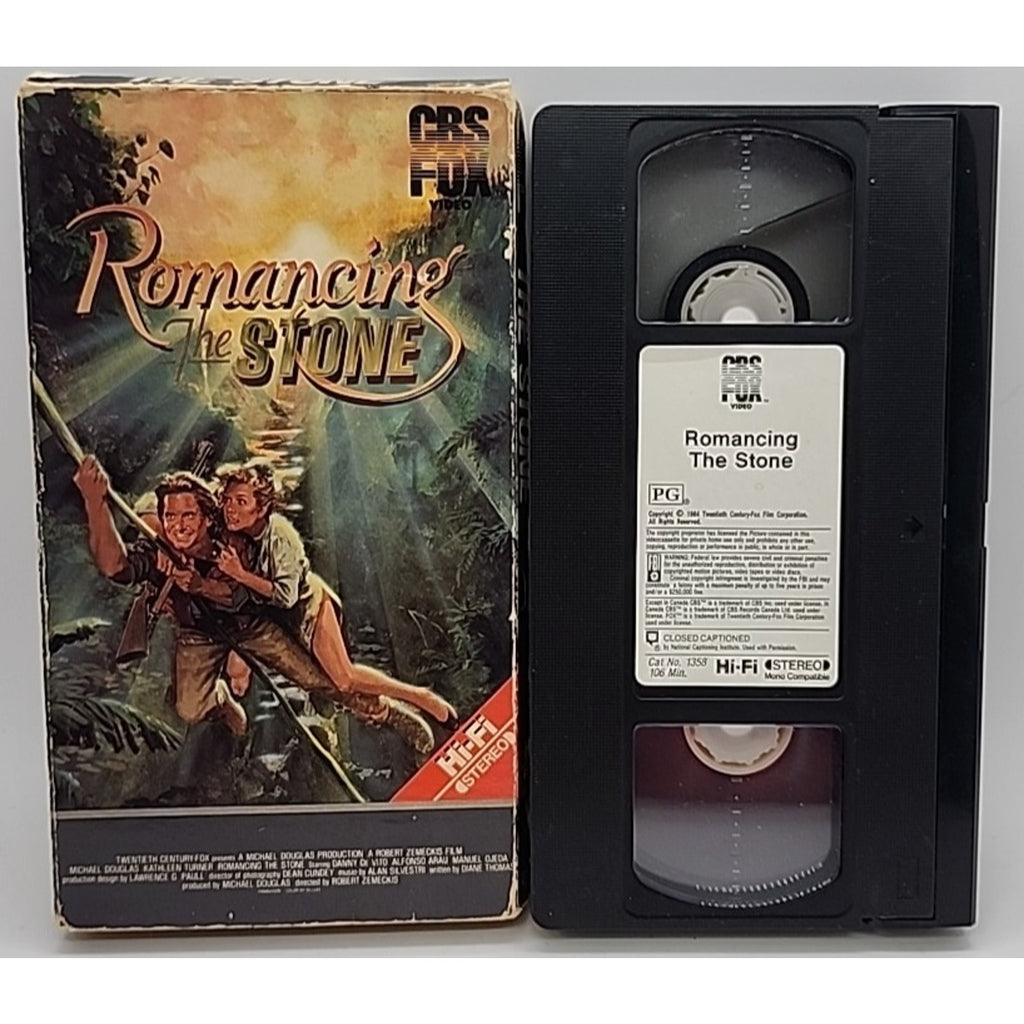 Romancing the Stone (VHS,1997) CBS Fox