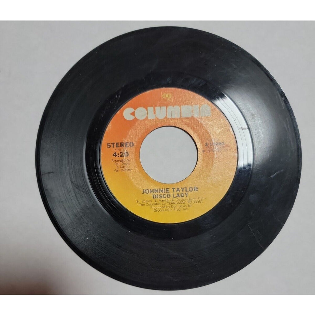 Johnnie Taylor Disco Lady/You're The Best In The World Record