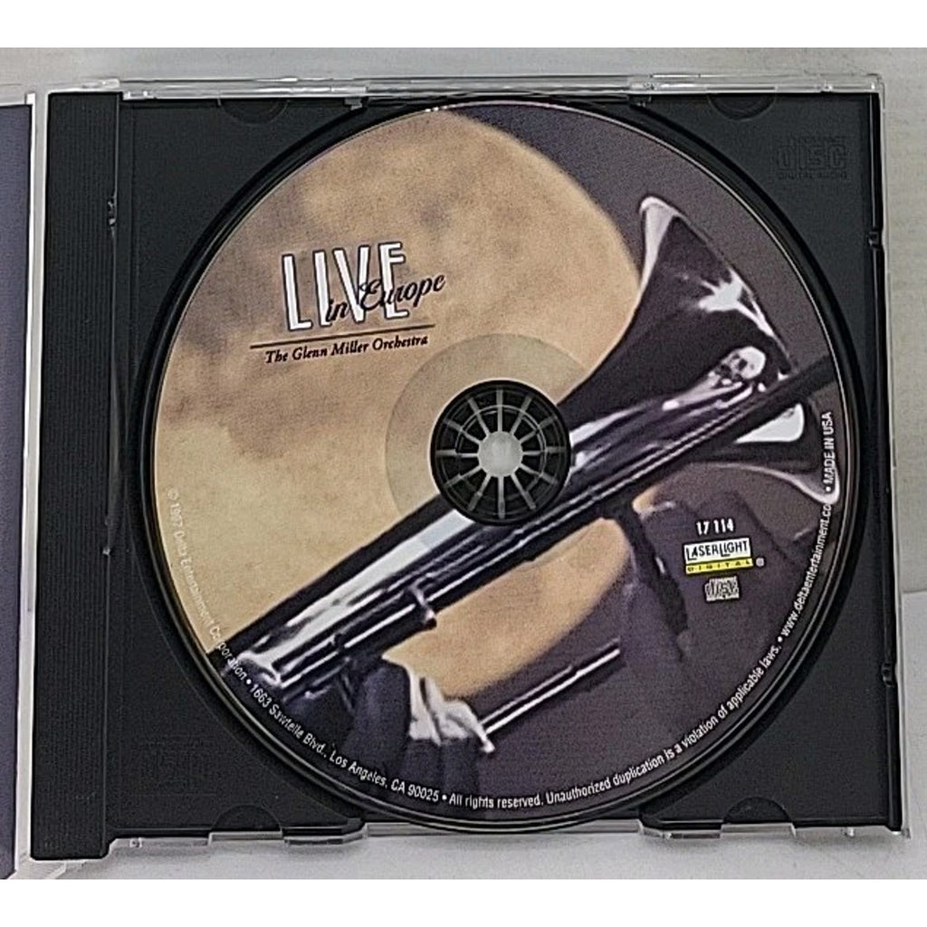 Live in Europe by Glenn Miller & His Orchestra (CD, 1997)