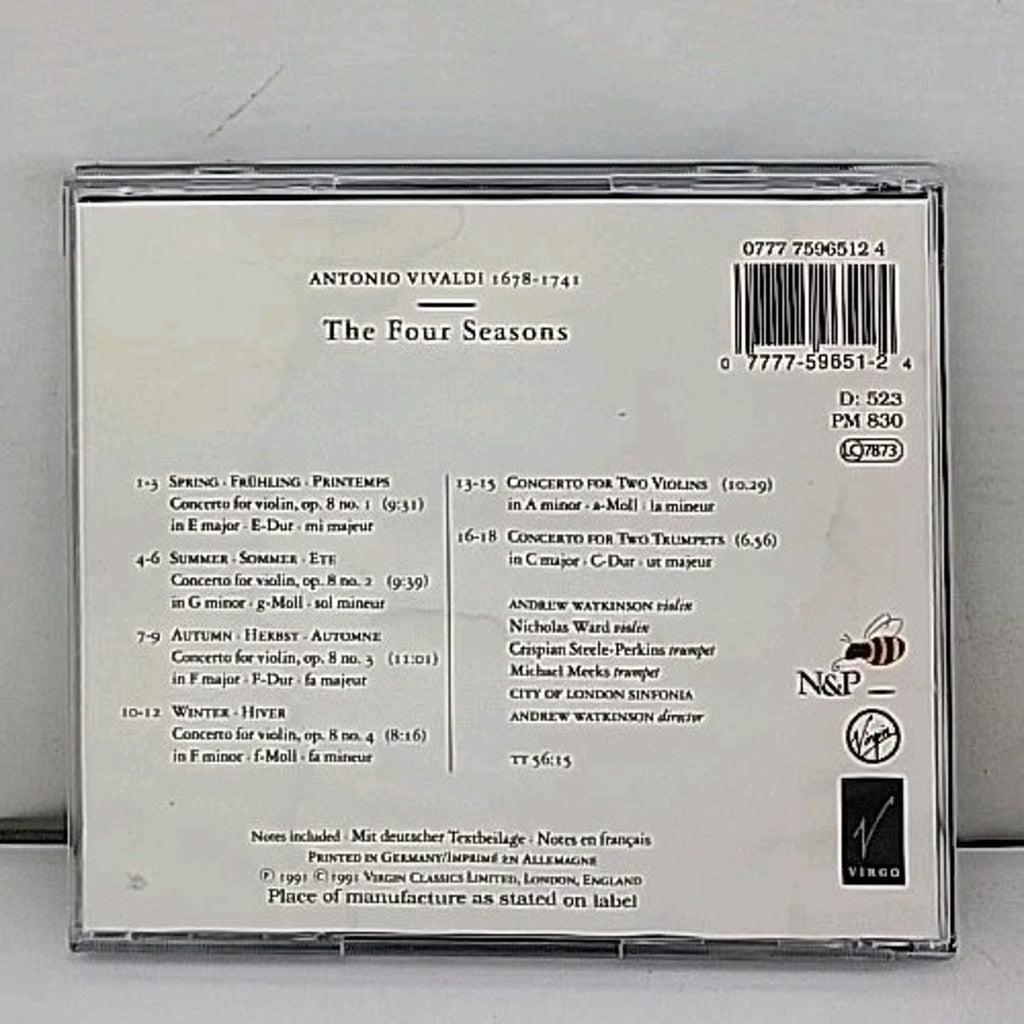 Vivaldi: the Four Seasons; Wat by Vivaldi: the Four Seasons; Wat (CD, 2007)
