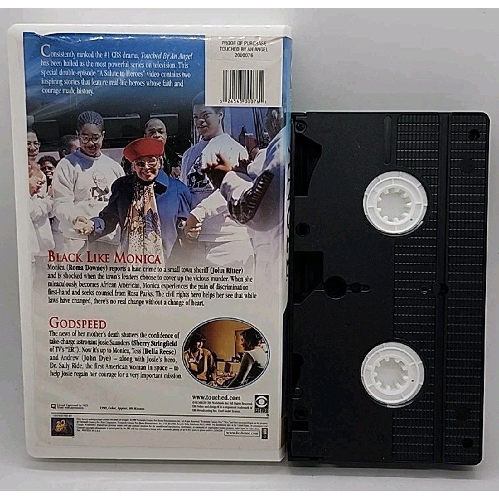 Touched by an Angel - A Salute to Heroes (VHS, 2000)