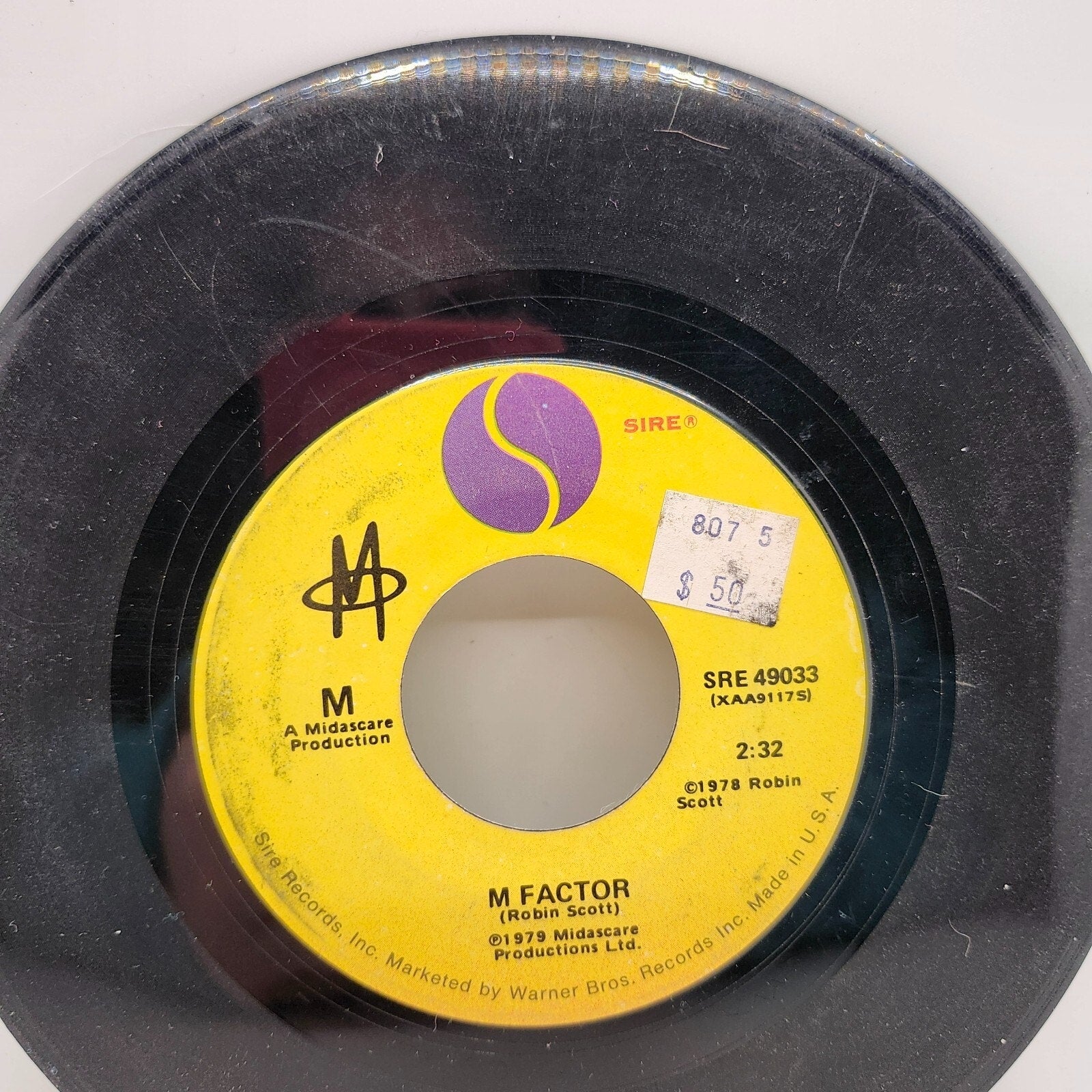 M Factor / Pop Muzik By Robin Scott (Record) - SRE 49033