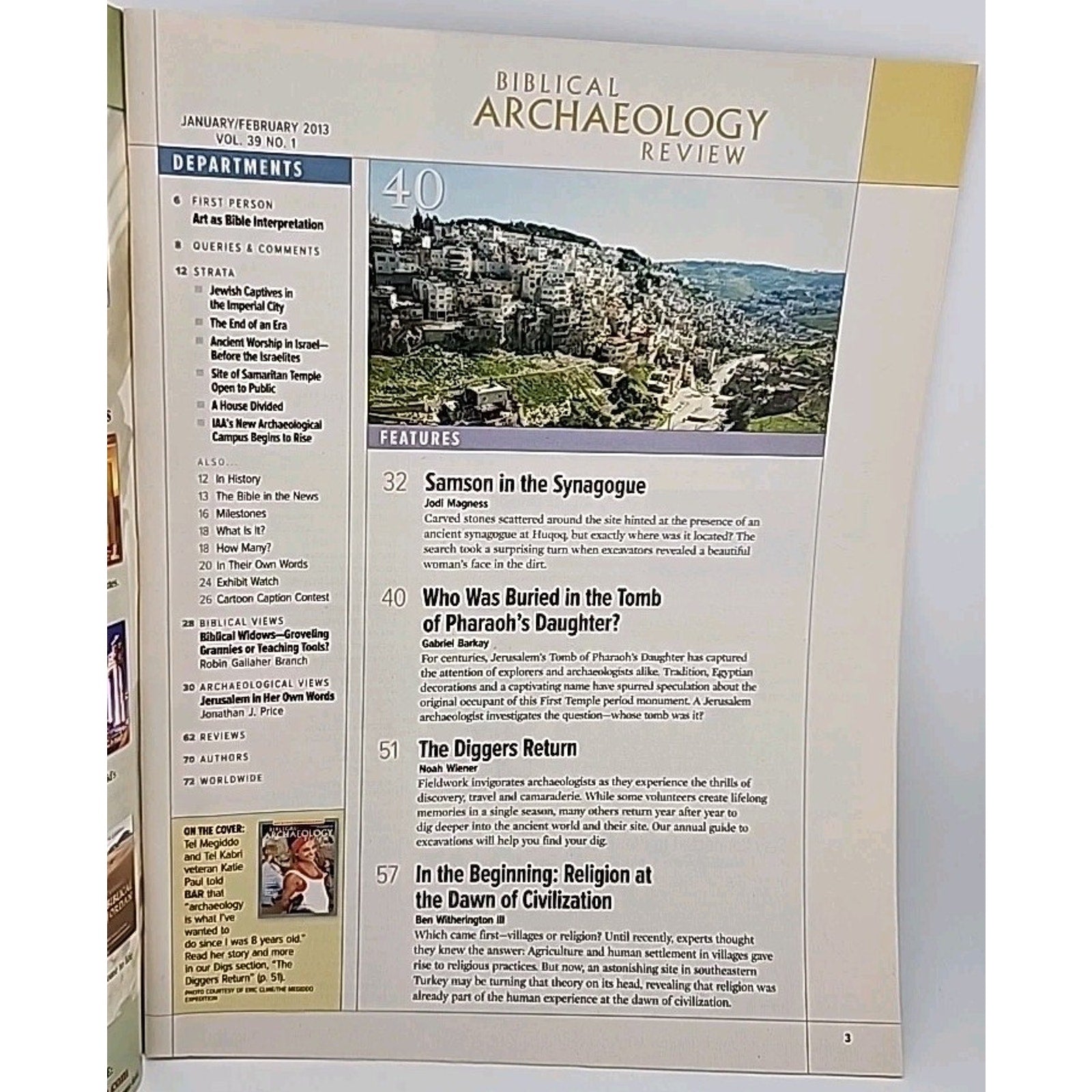 2013 Feb Biblical Archaeology Magazine Digging For Tombs