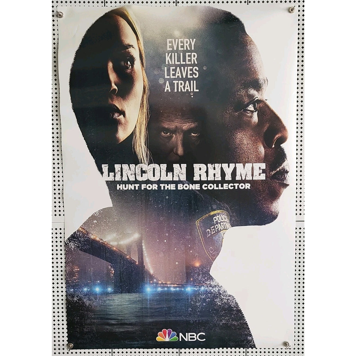 Lincoln Rhyme Hunt For The Bone Collector Movie Poster 27x40