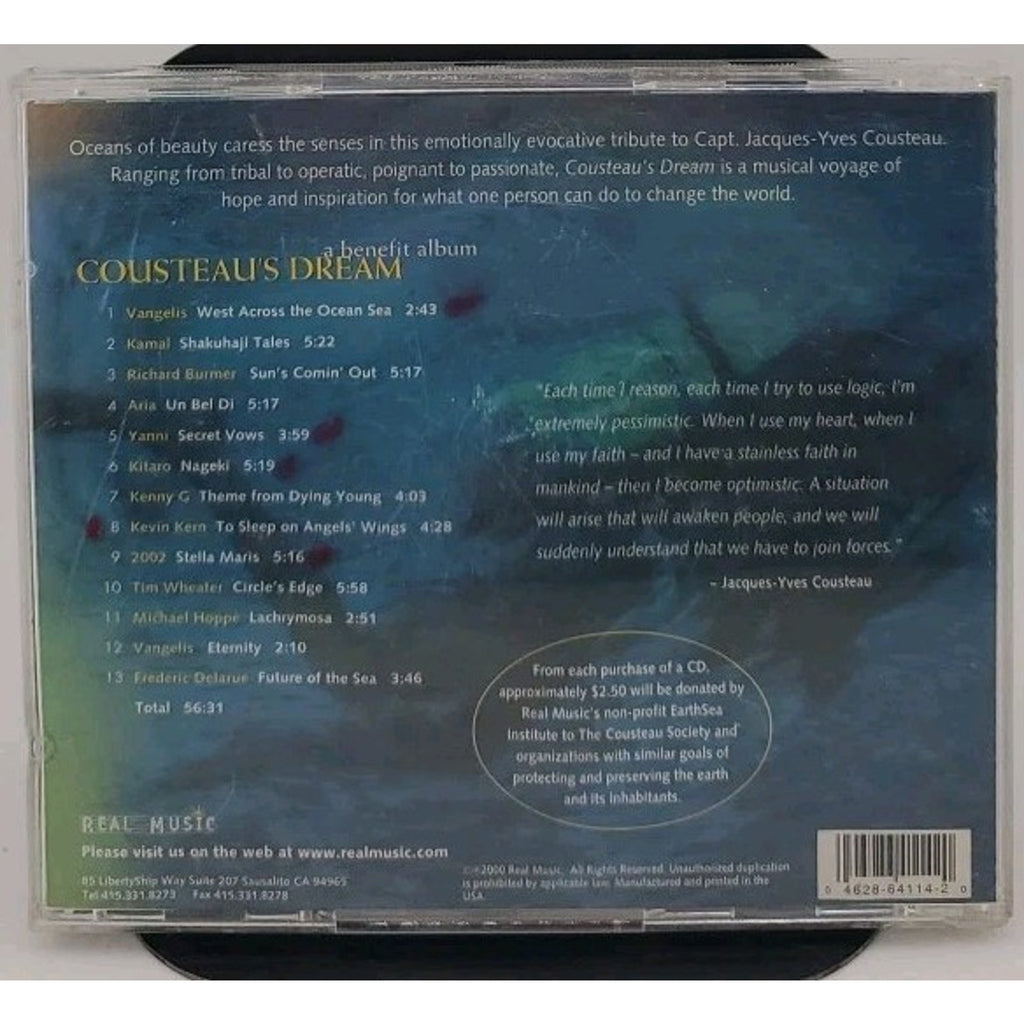 Cousteau's Dream by Various (CD, 2000)