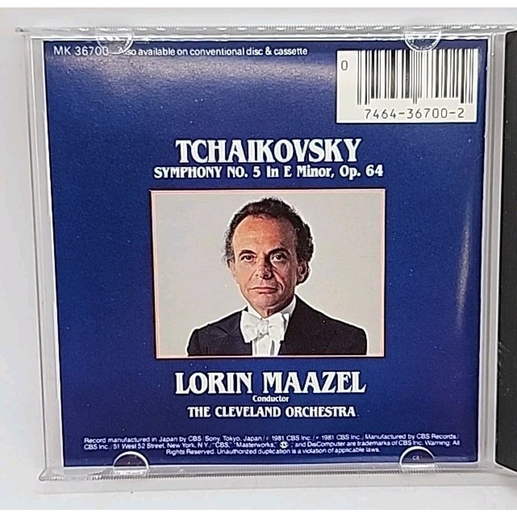 Tchaikovsky Symphony No. 5 Lorin Maazel/The Cleveland Orchestra CD