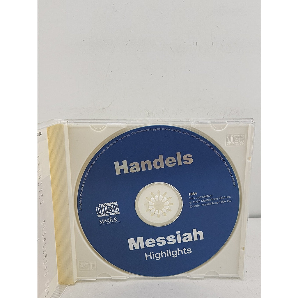 Handel's Messiah Highlights CD Over 1 Hour of Classical Christmas Music