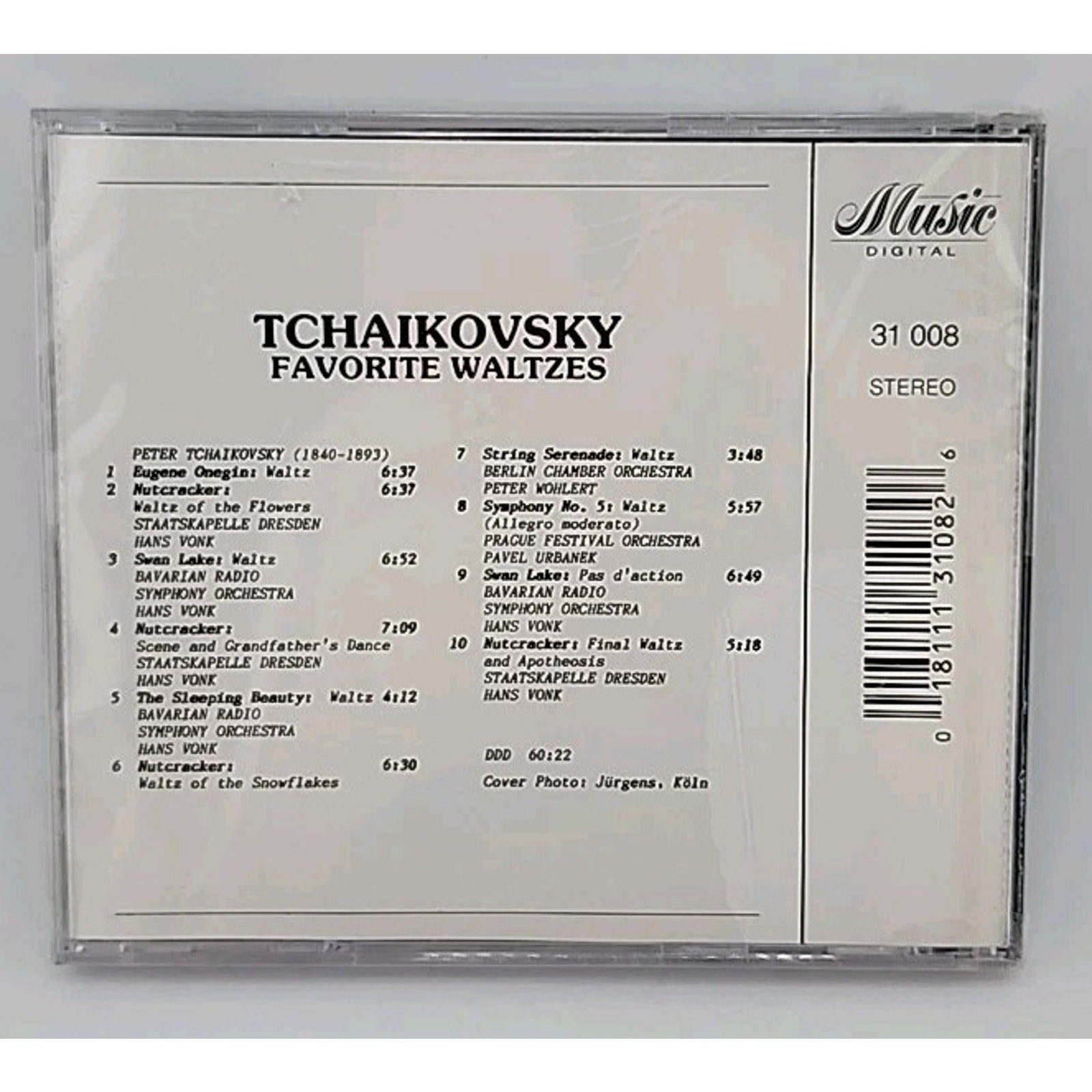 Music Collection No. 8: Tchaikovsky: Favorite Waltzes (CD) *Brand New*