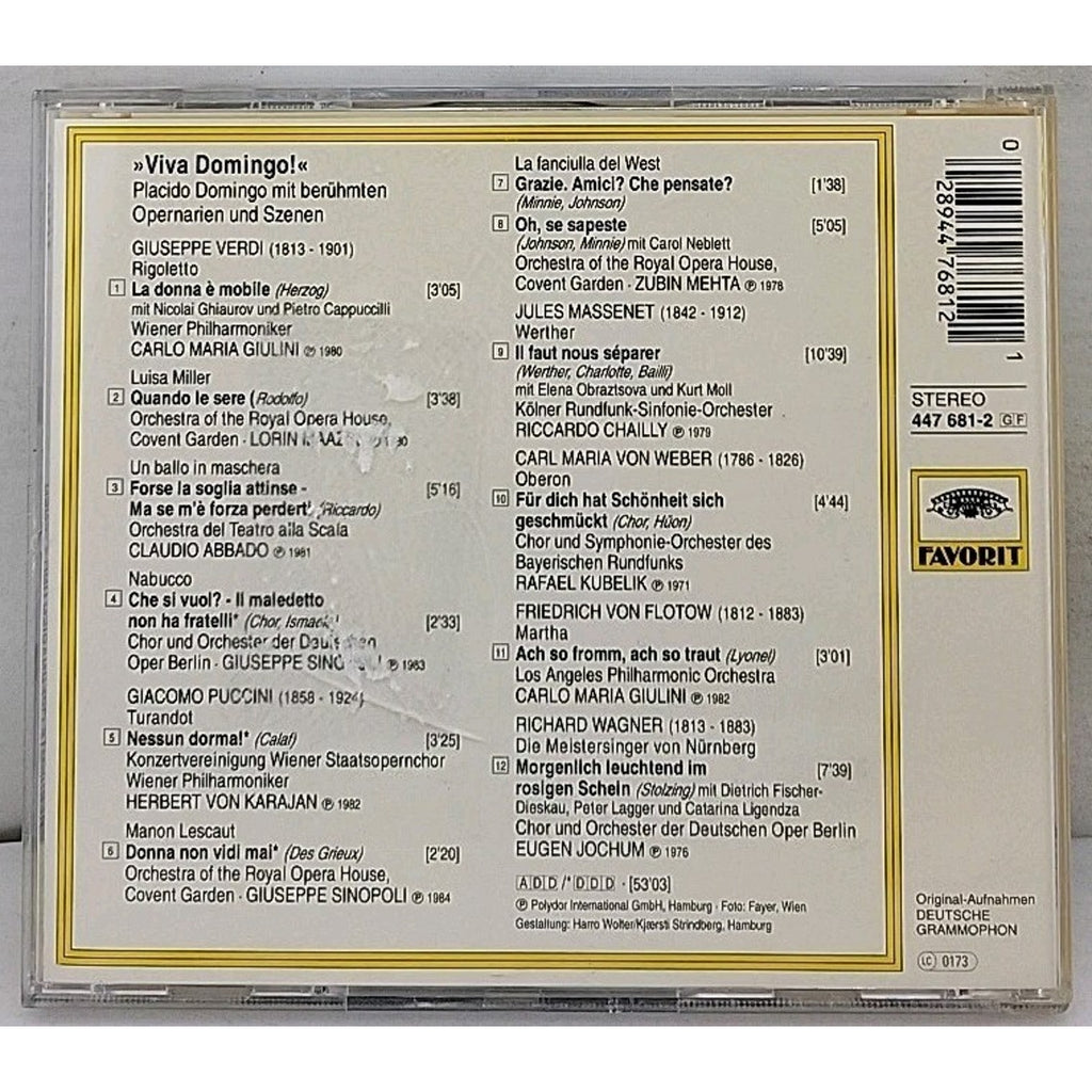 Viva Domingo! CD