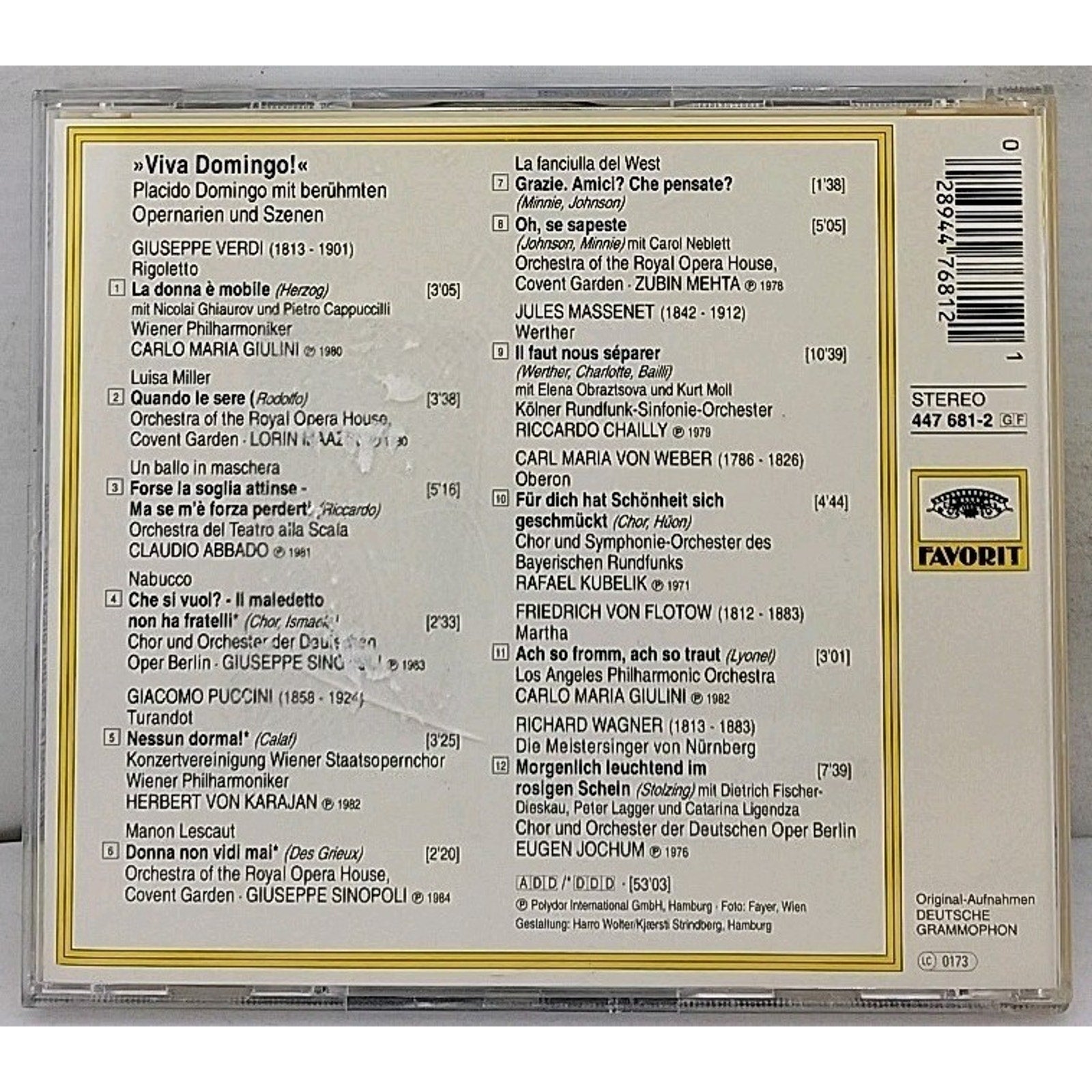 Viva Domingo! CD